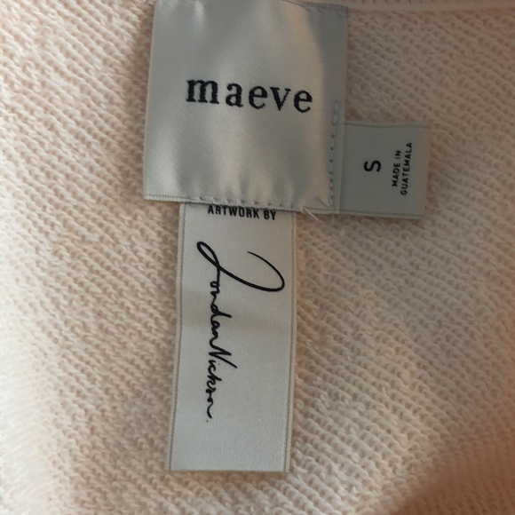 Jordan Nickson x Anthropologie Cheers Graphic Sweatshirt Size S - Picture 8 of 8